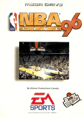 NBA Live 96 (USA, Europe) box cover front